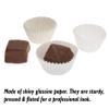 CybrTrayd No.4 Glassine Paper Approximately 2,500 Pieces 1 Base, 3/4 Wall Candy Cups, White view 3