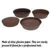 CybrTrayd No.601 Glassine Paper Approx. 5,000 Pieces  1-3/4 Base, 5/8 Wall Candy Cups, Brown view 2