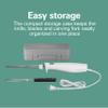 Hamilton Beach Electric Knife Set with Reciprocating Serrated Blades, Storage Case, Fork - For Carving Meats, Bread, Foam, More view 4