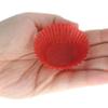 CybrTrayd No.6 Glassine Paper Approximately 5,000 Pieces  1-1/4 Base, 7/8 Wall Candy Cups, Red view 4