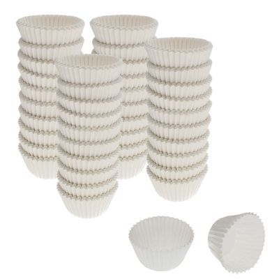 CybrTrayd No.4 Glassine Paper Approximately 5,000 Pieces  1 Base, 3/4 Wall Candy Cups, White