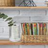 Serene Spaces Living Clear Pleated Glass Votive Holder, Decorative Centerpiece for Wedding, Christmas, Thanksgiving, Party, Dining Table, Living Room, Home Dcor, Measures 8" Tall view 4