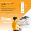 Accumulair Gold 17x21x1 High-Efficiency Pleated Replacement AC/Furnace Air Filter, MERV 8, Pack-4 view 4