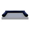 Cover ONLY Model V6 Twin Velvet Knife Edge Indoor Daybed Bolster Pillow - AD373 view 2