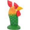 LIFKOME Eyeglasses Stand Holder Animal Shaped Eyeglasses Shelf Holder Spectacle Display Rack Wooden Rooster Figurine Sculpture for Home Office Desktop Decor view 1
