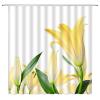 ABONAN Calla Lily Flower Shower Curtain Beautiful Romantic Spring Flourishing White Fresh Spring Creative Plant Fabric Bathroom Curtains Decor Set with Hook(67" Wx70 H) view 2