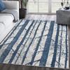 Abani Area Rug - 8x10 - Mist Collection - Blue Trees Design - Medium Pile - Turkish Made - Stain & Shed Resistant - Livingroom Bedroom Kitchen Office - Safe for Kids & Pets - Soft Feel - Indoor Use view 1