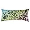 College Covers Animal Print Pillows Decorative Pillow, 16" X 6", Leopard Pastel Gradient/Black view 2