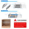 2Pack Pull Out Cabinet Organizer, 12.2~17.9"W x 22.5"D Expandable Pull Out Shelves for Kitchen Cabinets, Heavy Duty Metal Slide Out Pantry Shelves Sliding Shelf for Home Kitchen,Under Sink,Wardrobe view 2