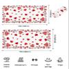 Microfiber Beach Towel Pool Towel Romantic Valentine Love Heart Shape Texture Red Sandfree Quick Drying Bath Towel Blanket Soft Absorbent Travel Towel for Gym Yoga, 35x71 Inch - Oversized Towel view 4