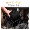 Fry Strainer Oil Skimmer Black Metal Frying Basket Kitchen Household French Fries Frying Basket Restaurant Snacks French Fries Basket Kitchen Fried Filter view 4