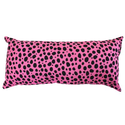 College Covers Animal Print Pillows Decorative Pillow, 16" X 6", Cheetah Pink