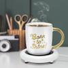 Coffee Mug with Warmer, Motivational Electric Heated Cup for Coffee Lover Gifts for Birthday/Christmas, 12oz Born to Shine (Gift Boxed) view 2
