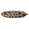 College Covers Animal Print Pillows Decorative Pillow, 16" X 6", Giraffe Dark Brown view 3