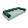 Cover ONLY Model V6 Twin Velvet Same Pipe Indoor Daybed Bolster Pillow - AD317 view 1
