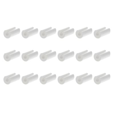 HONMEET 100pcs Sink Protectors Plastic Foot Pads for Iron Wire Racks Non-slip Anti-skid Feet Protective Sleeves for Kitchen Sink Drain and Dishes