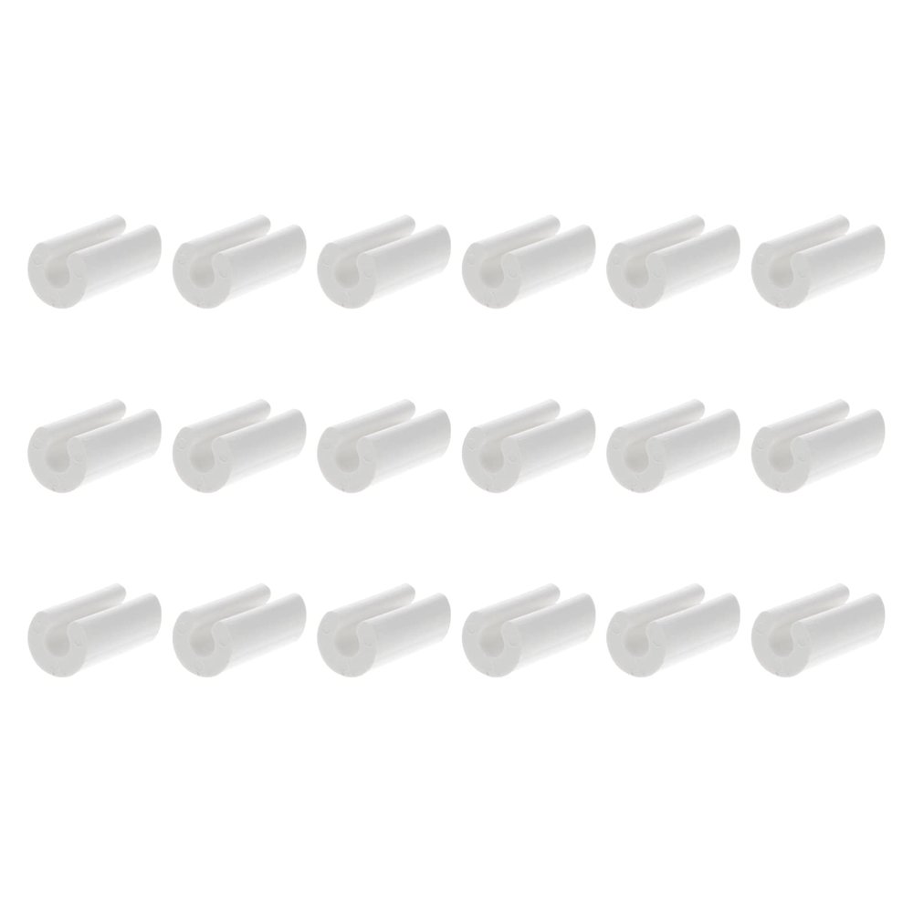 HONMEET 100pcs Sink Protectors Plastic Foot Pads for Iron Wire Racks Non-slip Anti-skid Feet Protective Sleeves for Kitchen Sink Drain and Dishes