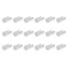 HONMEET 100pcs Sink Protectors Plastic Foot Pads for Iron Wire Racks Non-slip Anti-skid Feet Protective Sleeves for Kitchen Sink Drain and Dishes view 1