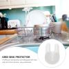 HONMEET 100pcs Sink Protectors Plastic Foot Pads for Iron Wire Racks Non-slip Anti-skid Feet Protective Sleeves for Kitchen Sink Drain and Dishes view 4