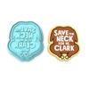 Save the Neck for Me Clark Cookie Cutter & Stamp (2.5 in. Tall X 2.17 in. Wide) view 1