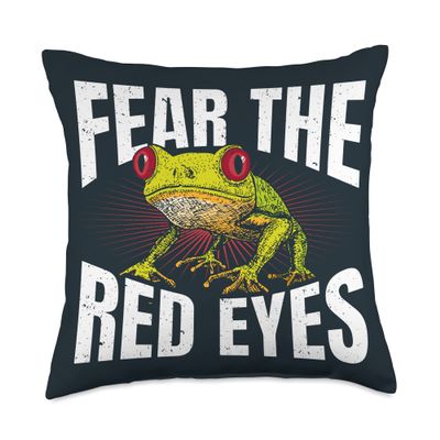Agalychnis Callidryas Frog Keeper Red Eyed Tree Frog Throw Pillow