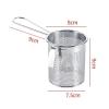Fry Strainer Oil Skimmer 304 Stainless Steel Hot Fry Basket Filter Food Colander Leaking Oil Can Be Screened Surface Kitchen Fried Filter view 2