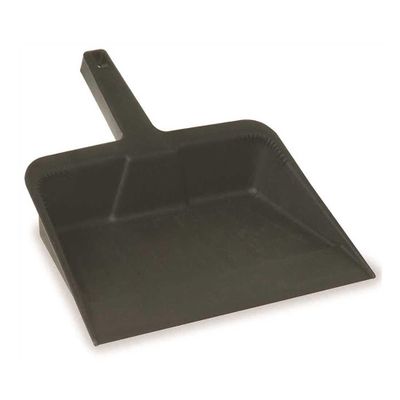 Renown 881751 12 in. W Plastic Heavy-Duty Dust Pan Black