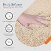 Walensee Bathroom Rug Non Slip Bath Mat (16 x 24, Beige) Water Absorbent Soft Microfiber Shaggy Bathroom Mat Machine Washable Bath Rug Thick Plush Rugs for Shower view 2