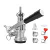 Hgkeke All 304 Stainless Steel Sankey Keg Coupler D System Sankey D Keg Coupler Beer Keg Coupler D System 5/16 Keg Coupler Barb US D Sankey Keg Coupler G5/8 Nuts D Type Keg Coupler Beer Tap for Keg view 1