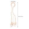Cabilock Cotton Rope Banana Hanging Rack Set of 2 under Cabinet Banana Holder Space-Saving Fruit Storage Organizer Handmade Kitchen Decor view 4