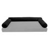 Cover ONLY Model V6 Twin-XL Velvet Same Pipe Indoor Daybed Bolster Pillow AD374 view 2