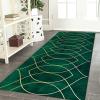 Green Carpet Runners for Hallway Kitchen, Washable Narrow Long Runner Rug 1m 150cm 2m 2.5m 300cm 3.5m 4m 4.5m 5m 6m Modern Area Rug Floor Mat for Entryway Bedroom Living Room Laundry Room (Size : 2 f view 4
