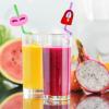 24pcs Makeup Theme Styling Straws Reusable Plastic Straw Spa Theme Birthday Party Supplies Decorations Birthday Party Favors with 2 Cleaning Brushes Gifts view 3