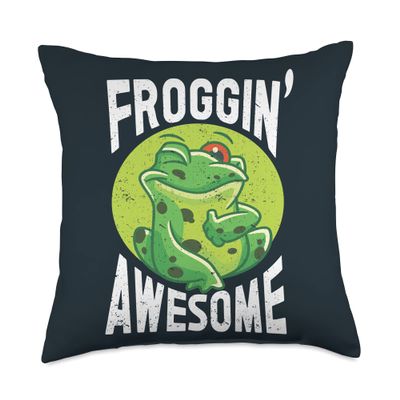 Agalychnis Callidryas Frog Keeper Red Eyed Tree Frog Throw Pillow
