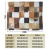 Cowhide Throw Blanket,Cow Blanket for Bed Sofa Couch Soft Flannel Fleece Lightweight Throw Blanket for Adult Boys Girls 80"X60" view 2
