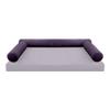 Cover ONLY Model V6 Twin-XL Velvet Knife Edge Indoor Daybed Bolster Pillow AD339 view 2