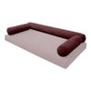 SLIPCOVER ONLY KnifeEdge Full Style V6 Velvet Indoor Daybed Bolster Pillow AD368 view 1