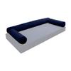 Cover ONLY Model V6 Twin-XL Velvet Same Pipe Indoor Daybed Bolster Pillow - AD373 view 1