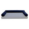 Cover ONLY Model V6 Twin-XL Velvet Same Pipe Indoor Daybed Bolster Pillow - AD373 view 2
