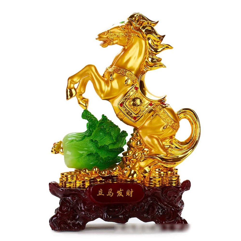 BNNP Crystal Tree Gem Tree Resin Handicrafts Imply Immediate Fortune Ornaments Large Animal Ornaments Creative Home Living Room Office Furnishings Spiritual Gifts Feng Shui Decor