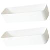 Housoutil 2pcs Wall Adhesive Remote Shelf White Storage Organizer Holder Wall Mount Adhesive Storage Organizer Box view 1