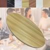 60/70/80cm Lazy Susan Turntable, Wood Dining Table Turntable, Rotating Serving Tray, Round Table Service Tray, Tabletop Organizer, 360 Rotating Board, Easy To Share Food (Color : E, Size : 60cm-24i view 1