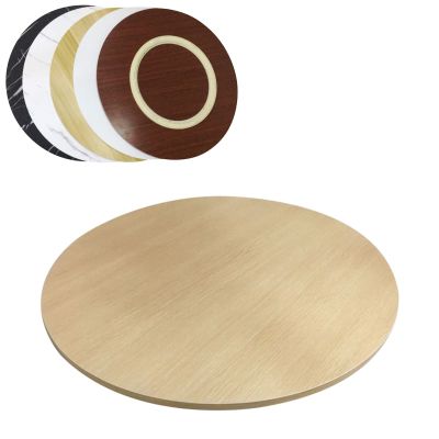 70/80/90cm Wooden Swivel Tray For Dining Table, Rotating Round Lazy Susan Turntable, Tabletop Serving Tray, Rotating Plate, Smooth Rotation, Hotel Tabletop Service Plate (Color : B, Size : 70cm-28in