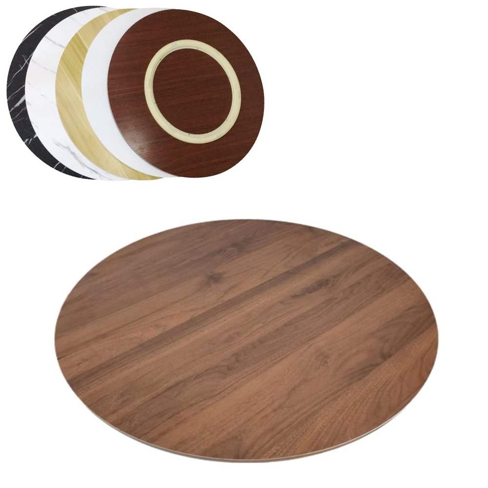 70/80/90cm Wooden Swivel Tray For Dining Table, Rotating Round Lazy Susan Turntable, Tabletop Serving Tray, Rotating Plate, Smooth Rotation, Hotel Tabletop Service Plate (Color : D, Size : 60cm-24in