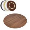 70/80/90cm Wooden Swivel Tray For Dining Table, Rotating Round Lazy Susan Turntable, Tabletop Serving Tray, Rotating Plate, Smooth Rotation, Hotel Tabletop Service Plate (Color : D, Size : 60cm-24in view 1