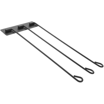with Mount Home Black Stainless Rotation Arms Saving Rotary No Bar Towel Nail Rack Storage Swivel Mounted Punch Arm Space Steel Hanger Kitchen Hand Organizer Racks Swing