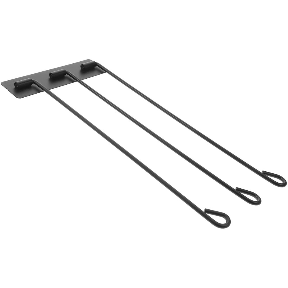 with Mount Home Black Stainless Rotation Arms Saving Rotary No Bar Towel Nail Rack Storage Swivel Mounted Punch Arm Space Steel Hanger Kitchen Hand Organizer Racks Swing
