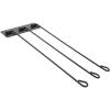 with Mount Home Black Stainless Rotation Arms Saving Rotary No Bar Towel Nail Rack Storage Swivel Mounted Punch Arm Space Steel Hanger Kitchen Hand Organizer Racks Swing view 1