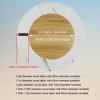70/80/90cm Wooden Swivel Tray For Dining Table, Rotating Round Lazy Susan Turntable, Tabletop Serving Tray, Rotating Plate, Smooth Rotation, Hotel Tabletop Service Plate (Color : D, Size : 70cm-28in view 2
