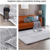VNABO Heated Floor Mats Large Size Heated Area Rug Light Luxury Heater Electric Mat Energy Saving Home Electric Heated Floor view 3